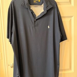 Polo by Ralph Lauren Dark Blue Polo with White Dots